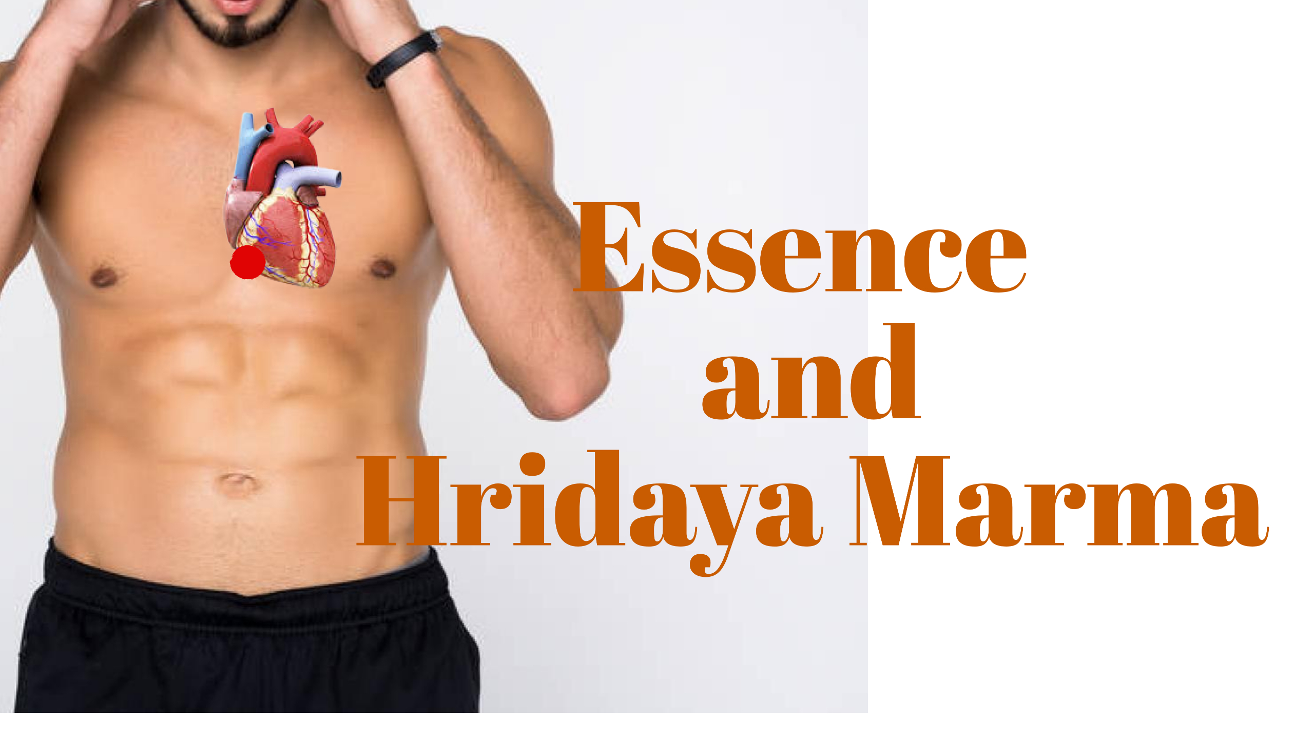 A man representing the connection between physical structure and inner essence